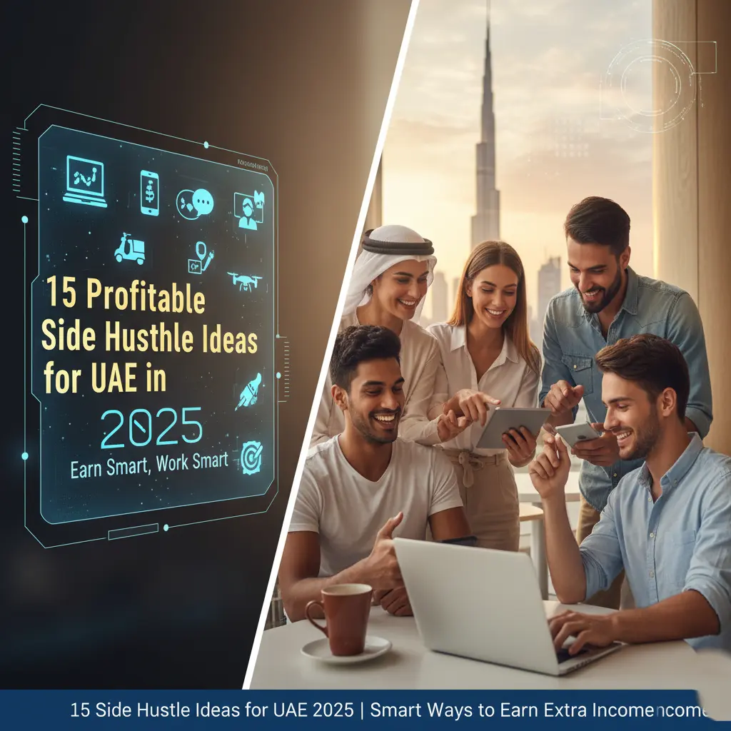 15 Profitable Side Hustle Ideas for UAE in 2025 — Earn Smart, Work Smart